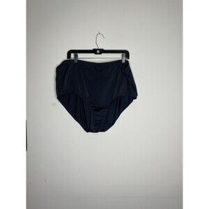 Swimsuits For All Bikini Bottoms Womens Plus Size 26 Black Beach Cruise Pool NWT